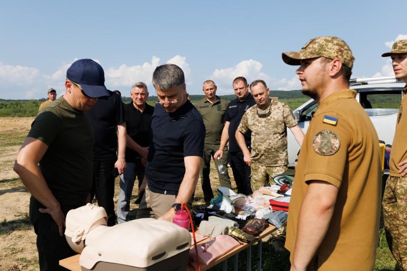 Мирослав Білецький відвідав навчання закарпатських нацгвардійців