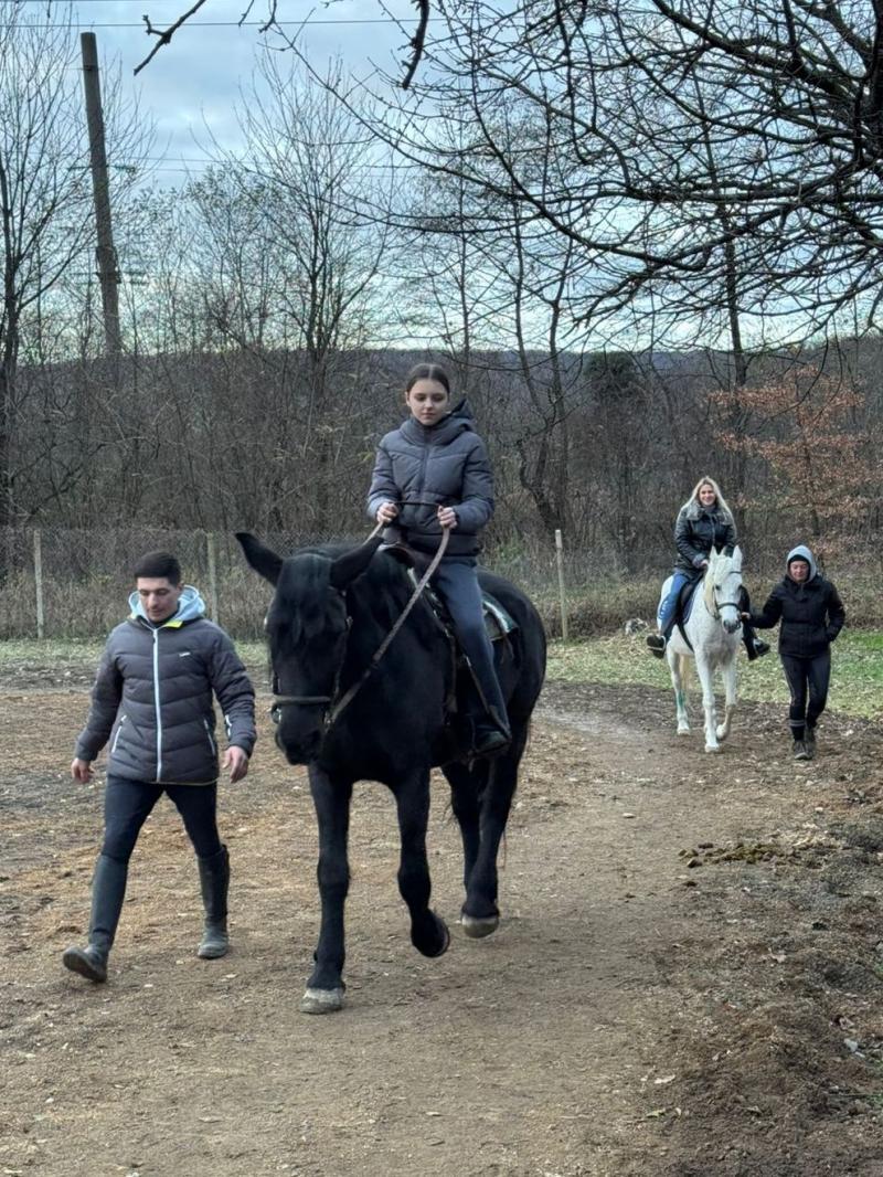 Ужгородські ветерани взяли участь у реабілітаційному інтенсиві з іпотерапії