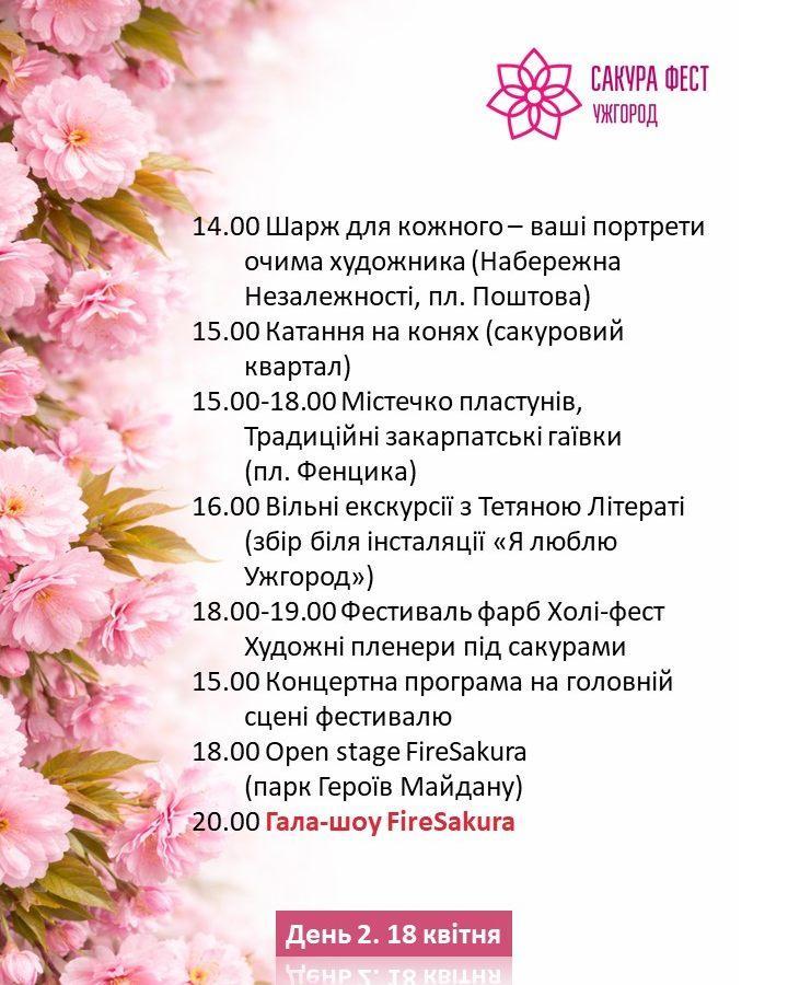 «Сакура Фест 2026» в Ужгороді: програма благодійного фестивалю