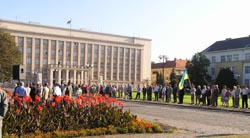 В Ужгороді святково