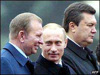 Президент Путін похвалив президента Кучму