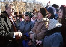 Ющенко приїхав у Донецьк