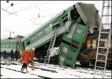 У Донецькій області зійшли з рейок 17 вагонів