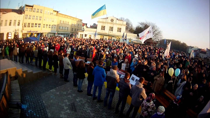 Ужгородські єворомайданівці вимагають висунути єдиного лідера - майбутнього кандидата від опозиції