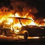 На Хустщині вогнеборці приборкали "полум’яну" автівку