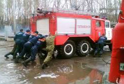 У Хусті горів магазин