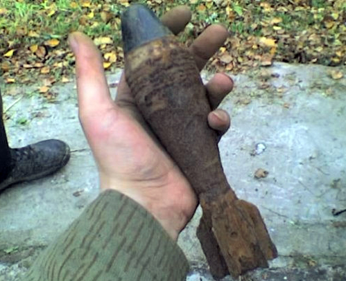 У Хусті рятувальники знешкодили мінометну міну