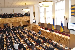 Перша частина скандальної сесії Закарпатської облради
