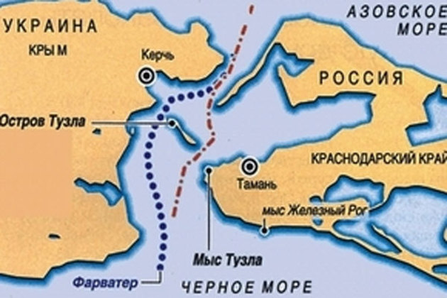 Росія вже розмежовує Чорне та Азовське моря