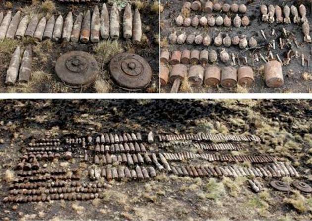 З початку року МНС-ники Закарпаття виявили та знешкодили 688 одиниць небезпечної зброї