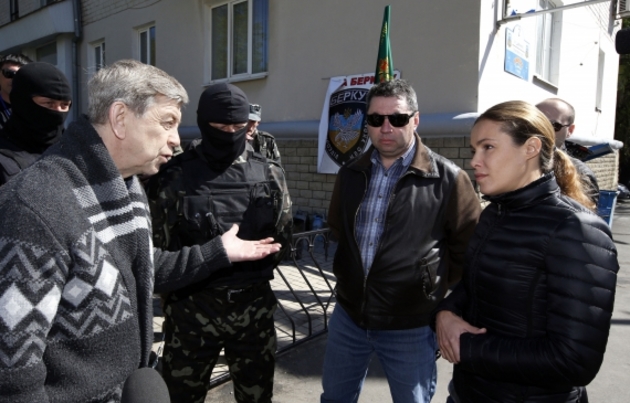 Королевська потрапила до оточеної Донецької ОДА і закликала протестувальників до єдності України