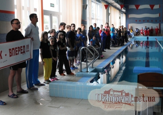 Результати «водних» змагань дітей з обмеженими можливостями