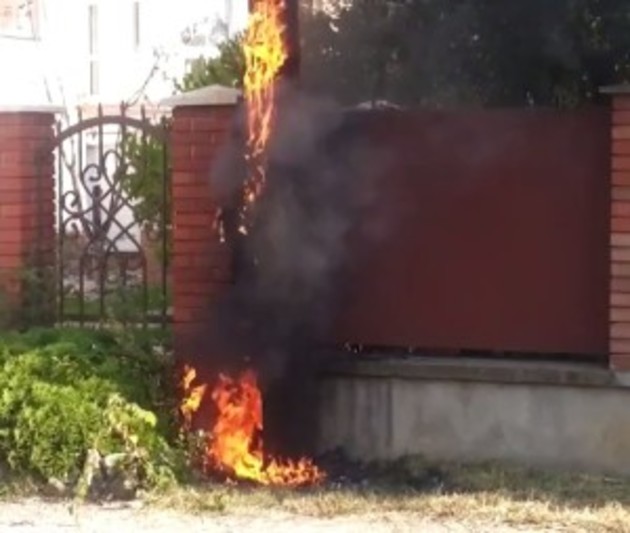 У Минаї спалахнули одночасно 4 електролічильники (відео)