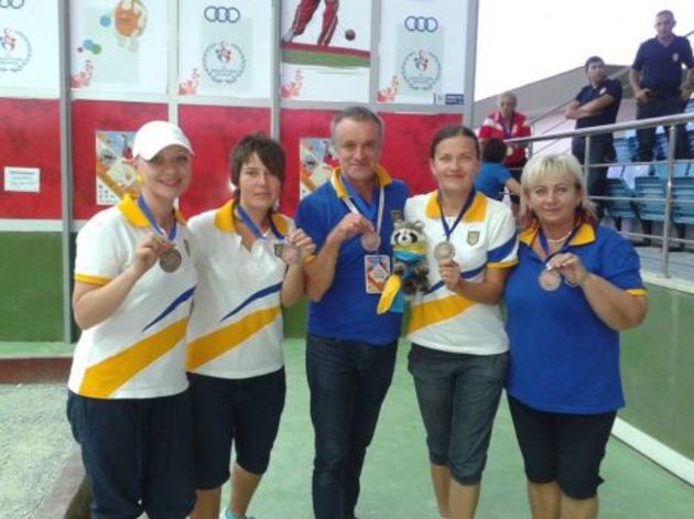 Закарпатки в складі збірної України з петанку