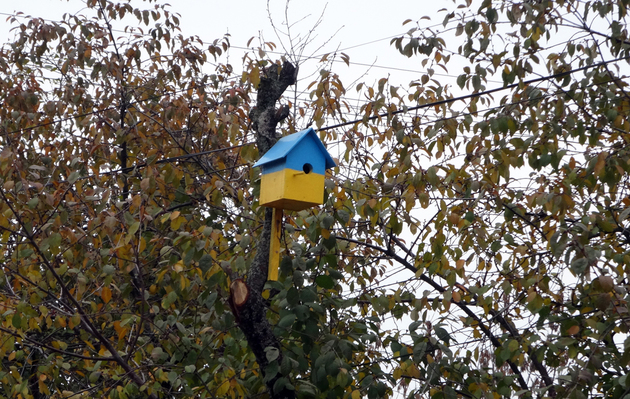В Ужгороді на вул.Годинки збудували цікавий будинок (фотофакт)