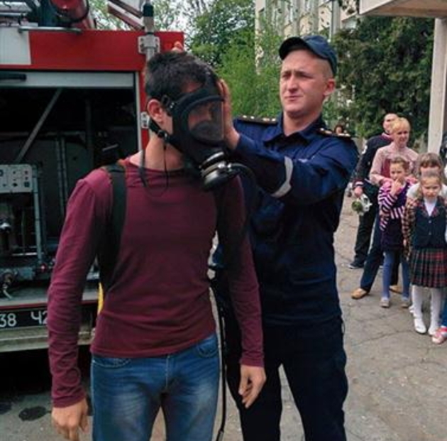 Діти міста над Латорицею рятувалися від «пожежі» (ФОТО)