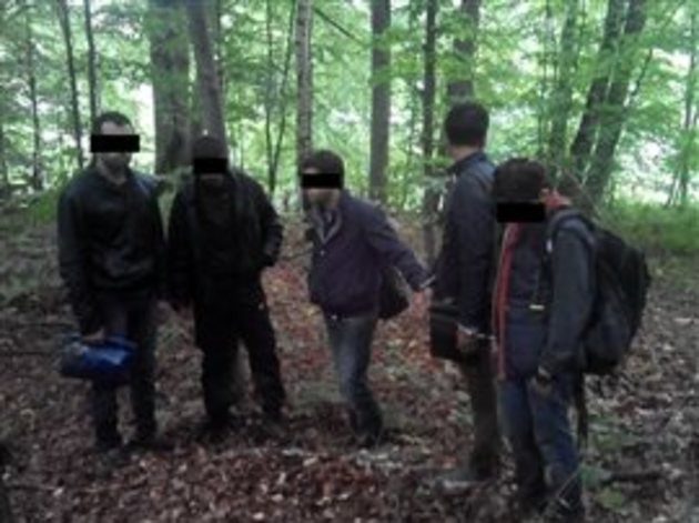 «Зелені кашкети» зупинили «мандрівку» 5-х чоловіків без жодних документів!