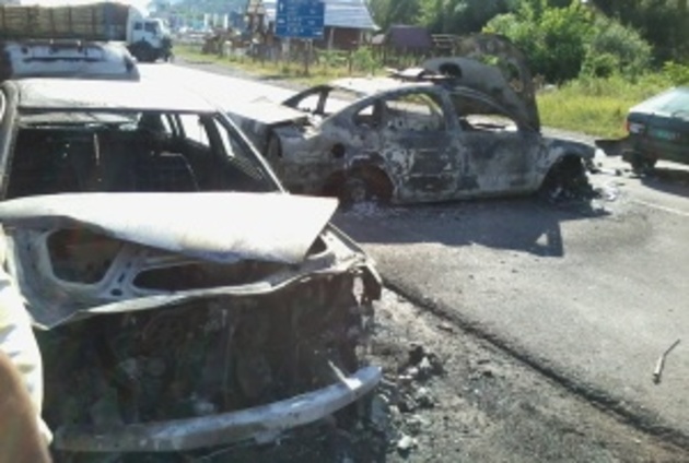 З’явилося відео початку перестрілки в Мукачеві (ВІДЕО) 