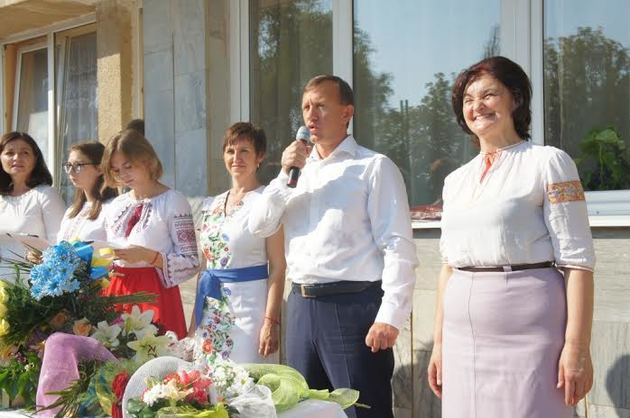 Богдан Андріїв із Першовереснем привітав ужгородських учнів (ФОТОРЕПОРТАЖ)