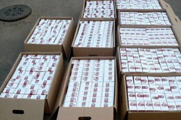 З початку року на кордонах з ЄС вилучено 4 438 640 штук контрабандних сигарет