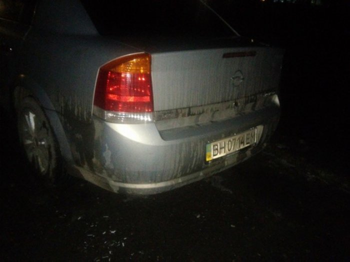 Поліцейський автомобіль налетів на передок легкової іномарки! (ФОТО)
