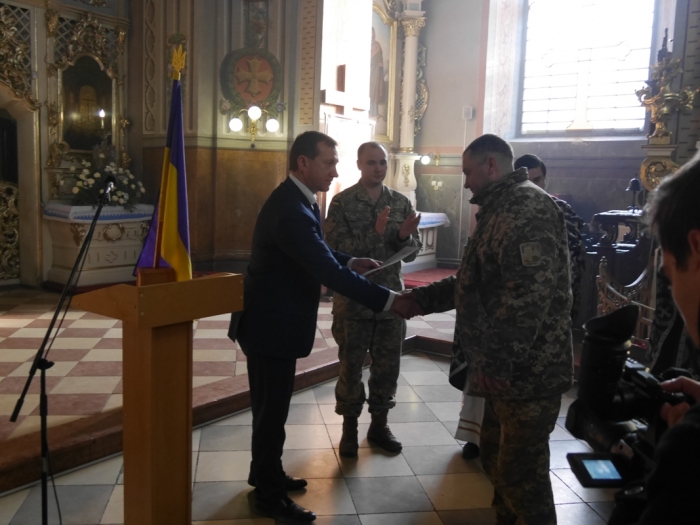 25-ту річницю Збройних Сил України відзначили в Ужгородському Кафедральному соборі  