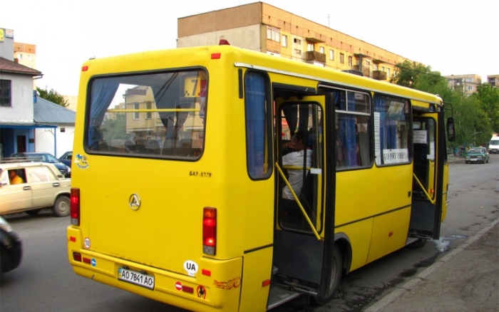 Маршрутникам Ужгорода не дали зупинити перевезення