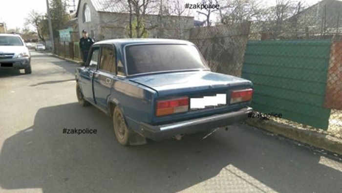 Ужгородець постарався для поліцейських аж три "галочки"