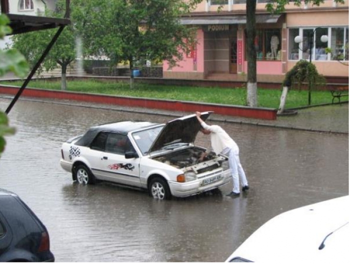 Тячів затопило