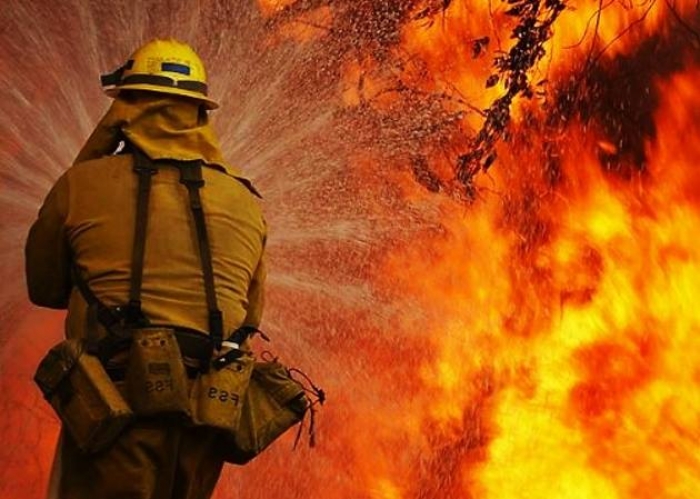 На Мукачівщині горіло деревообробне підприємство