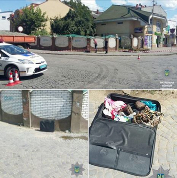 Чемодан з мотлохом в Ужгороді прийняли за вибуховий пристрій