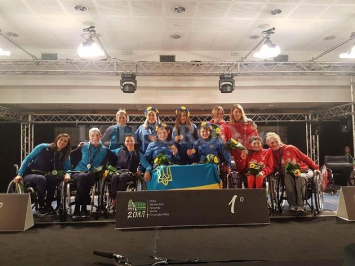 Закарпатка стала чемпіоном світу в командних змаганнях з фехтування на візках
