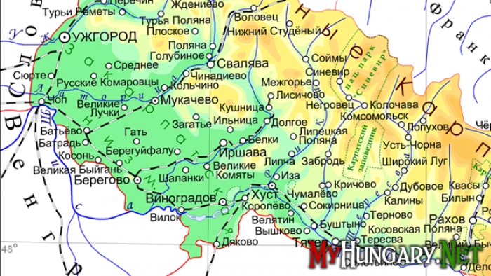 "Безвіз" по-закарпатськи: населені пункти, жителі яких можуть отримати угорську картку малого прикордонного руху