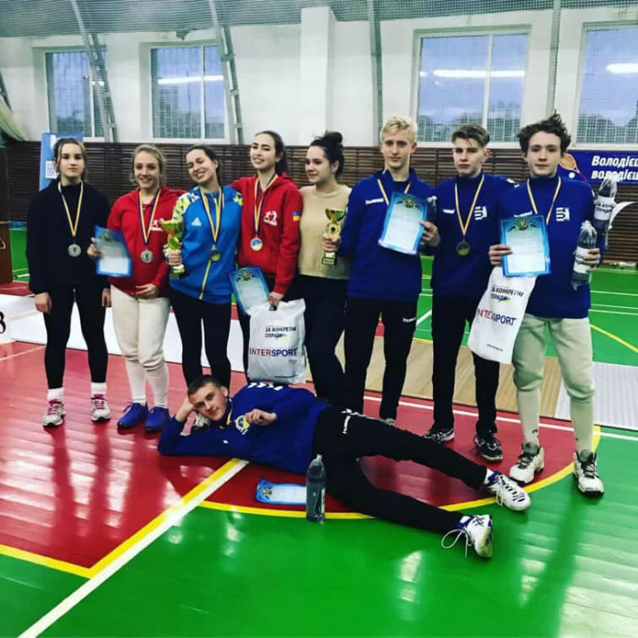 Закарпатські кадети-фехтувальники – у призерах чемпіонату країни