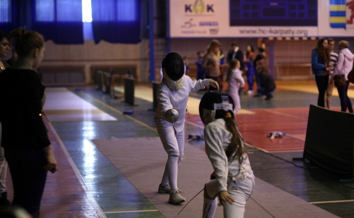 Закарпатський етап відкритої Всеукраїнської дитячої ліги із фехтування проходить в Ужгороді