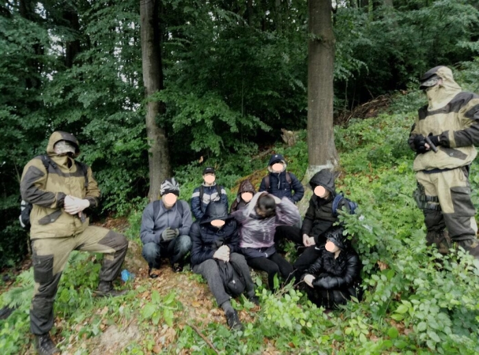 Дев’ятеро нелегалів мігрантів затримали прикордонники на Закарпатті