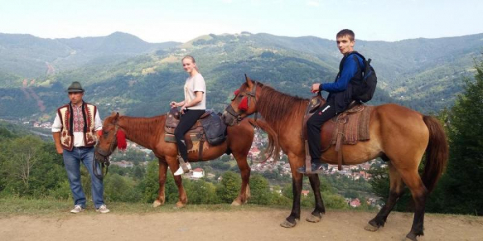 Учасники "ПрофіКемпу-Рахів" здолали нелегкий кінно-піший маршрут до гори Шоймул