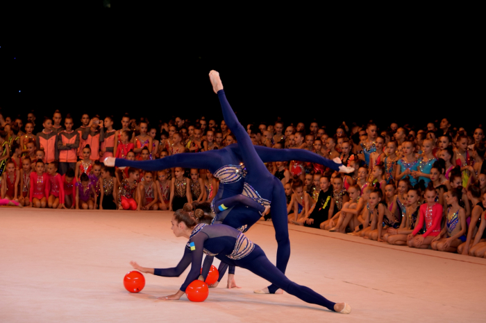 В Ужгороді триває Чемпіонат України з художньої гімнастики (ВІДЕО)