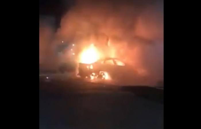 Ужгородському підприємцю спалили BMW X6 (ВІДЕО)