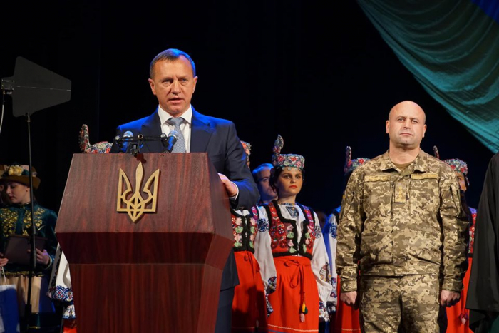 В Ужгороді сьогодні відбулися урочистості до 28-ї річниці Збройних сил України