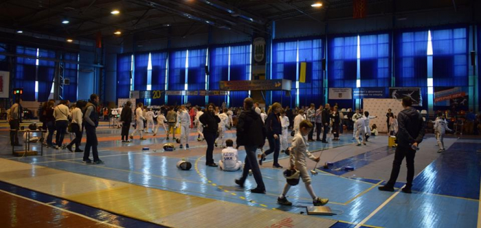 В Ужгороді триває Всеукраїнський турнір з фехтування «Дитяча ліга»