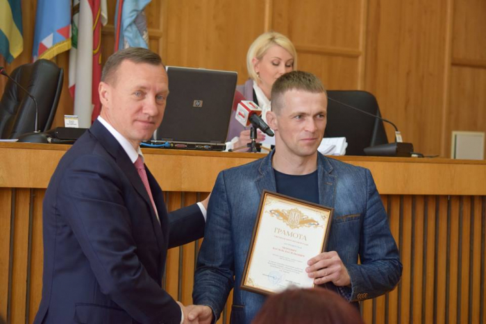 Богдан Андріїв нагородив ужгородських спортсменів за високі досягнення на чемпіонаті України