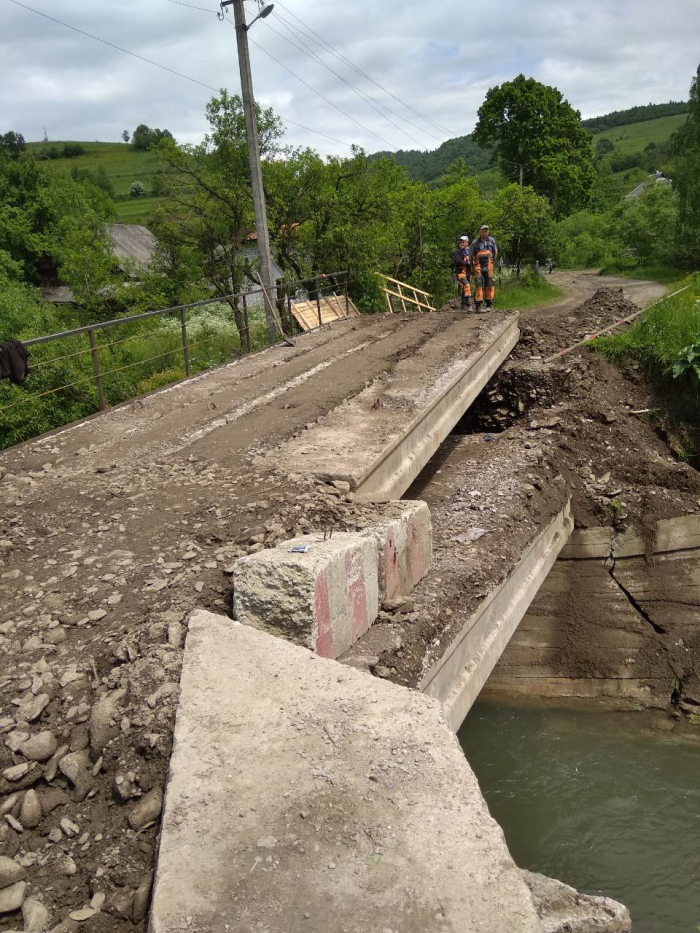 У Котельниці відновили автомобільне сполучення через зруйнований паводком міст