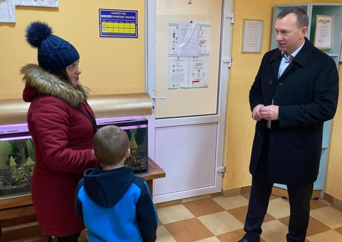 Міський голова Ужгорода оглянув, як організована робота в амбулаторії №7