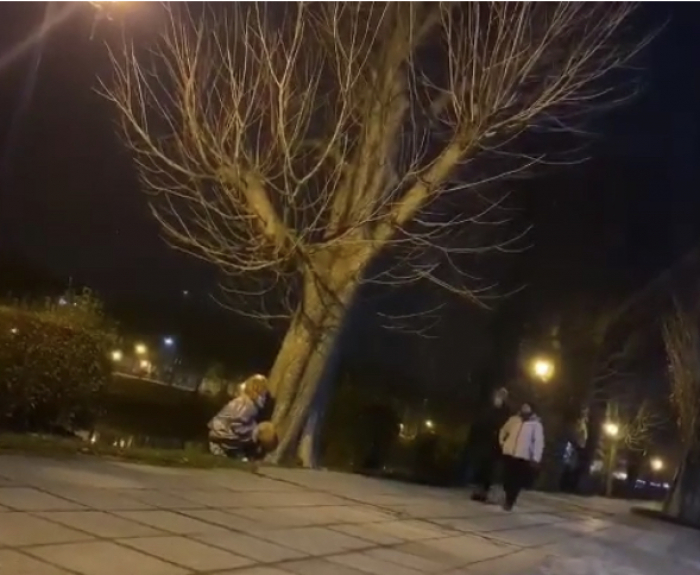 З‘явилося відео нічного переляку Пеннівайза в Ужгороді (ВІДЕО)