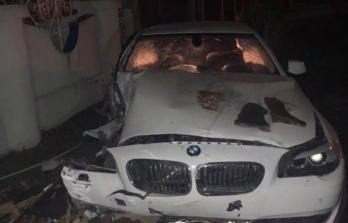 Біля Чопа водій вантажівки протаранив BMW та втік (ФОТОФАКТ)