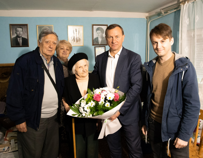 Почесна громадянка Ужгорода Ганна Задорожна святкує сьогодні 90-річчя