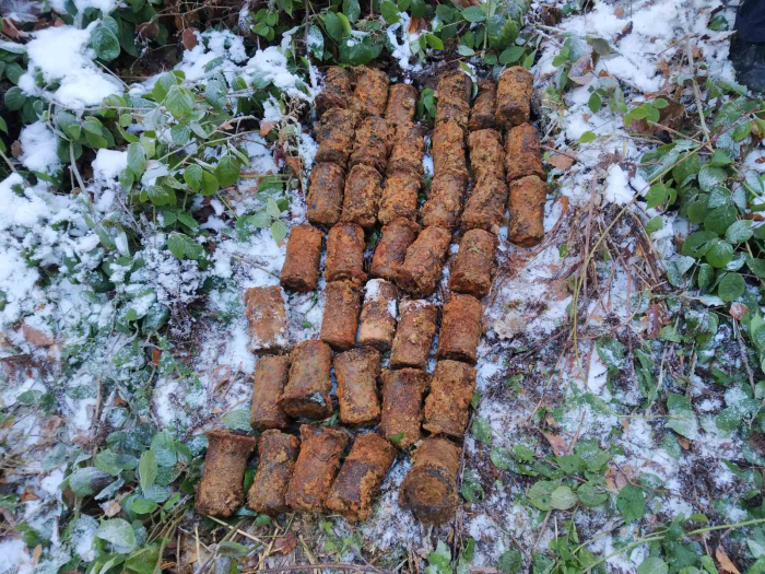 На Рахівщині піротехніки знищили 38 мінометних мін (ФОТО)