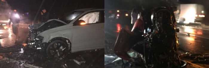 Нічна ДТП на Ужгородщині: у зіткненні 3-х авто загинув один з водіїв