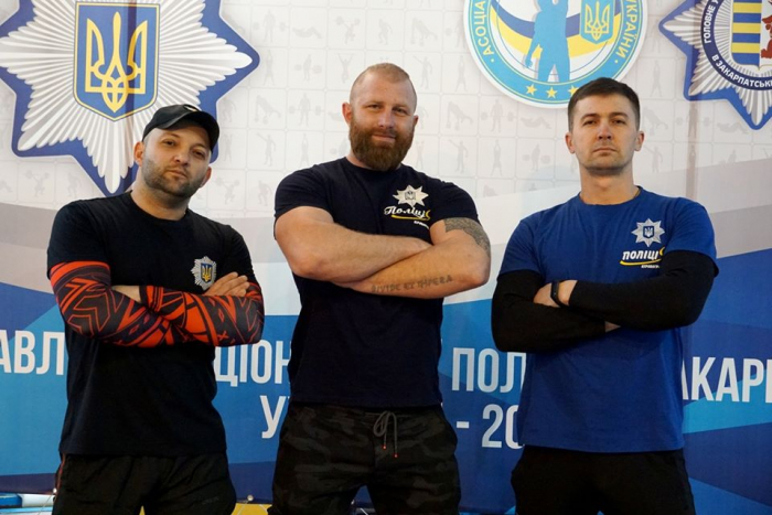 В Ужгороді – змагання з гирьового спорту серед поліцейських (ФОТО)